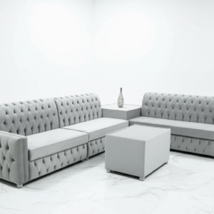 The Chesterfield Luxe Sectional - Tufted Velvet Modular Sofa
